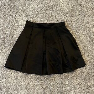 Amy Byer Black Circle Skirt with Pleats